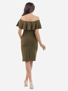Плаття-футляр коротке літнє жіноче Awama A221 S Зелене (5902360522268) - зображення 3
