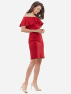 Плаття-футляр коротке літнє жіноче Awama A221 M Червоне (5902360522114) - зображення 3