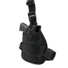 Kобура на стегно для ПМ та пістолетного магазина чорна (LE2443) - зображення 8