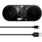 Бездротовий зарядний пристрій BASEUS Digital LED Display 2in1 Wireless Charger 20W (WXSX010101) black