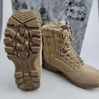 Черевики тактичні Mil-Tec Tactical Boot Zipper YKK Khaki ЗСУ (ЗСУ) 12822104 7314 43 р хакі - зображення 3