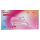 Перчатки нитриловые MediOk Rainbow 5 цветов, 100 шт (50 пар), M - изображение 1