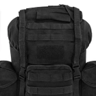 Баул Brandit Molle 65л тактический военный рюкзак черный, Kampfrucksack - изображение 4