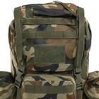 Баул Brandit Molle 65 л тактичний військовий рюкзак Woodland, Kampfrucksack - зображення 4