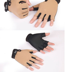 Тактичні рукавички легкі без пальців розмір M ширина долоні 8-9см - зображення 2