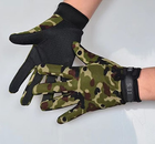 Тактичні рукавички легені без пальців розмір XL ширина долоні 10-11см, камуфляж