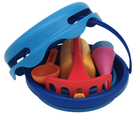Zestaw do zabawy Compactoys Wiadro z zabawkami do piasku 7 w 1 Niebieskie (4270002173309) - obraz 2
