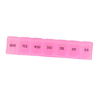 Комплект дорожня-кишенькова аптечка червона 13х18 см та органайзер для таблеток на 7 днів Рожевий (VS7169TOP2) - зображення 2
