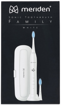 Електрична зубна щітка Meriden Sonic+ Family White (5907222354186) - зображення 5