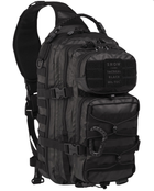 Рюкзак на одно плечо Mil-Tec One Strap Assault Pack Large 25 л tactical black 14059288- - изображение 1