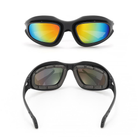 Солнцезащитные очки со сменными линзами C5 (чёрные) - изображение 3