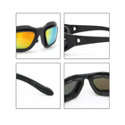 Солнцезащитные очки со сменными линзами C5 (чёрные) - изображение 5