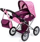 Wózek głęboki dla lalki Bayer City Star 72.5 cm Pink (4003336136715) - obraz 4
