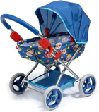Wózek dla lalki Bayer Cosy 63 cm Blue/Red (4003336127119) - obraz 7