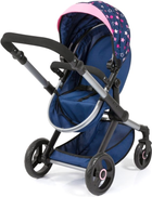 Wózek głęboki dla lalki Bayer XEO 70 cm Blue/Pink (4003336170160) - obraz 8