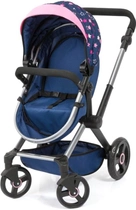 Wózek głęboki dla lalki Bayer XEO 70 cm Blue/Pink (4003336170160) - obraz 10