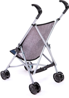 Wózek spacerówka dla lalki Bayer Prinzessin 55 cm Grey (4003336305272) - obraz 2