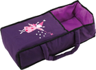 Zestaw Bayer Trendy Wózek głęboki + łóżeczko + nosidełko z akcesoriami 70 cm Purple (4003336409246) - obraz 4