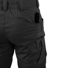 Штани w32/l32 urban tactical rip-stop polycotton pants helikon-tex black - зображення 10