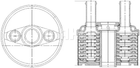 Радиатор масляный Skoda Octavia/ VW Passat 04-14, MAHLE/KNECHT (CLC179000S)