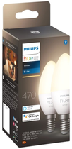 Inteligentna żarówka Philips Hue E14 świeczka 5.5 W 2 szt. (8719514320628) - obraz 3
