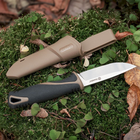 Нож с ножнами Ganzo G807-DY бежевый - изображение 10