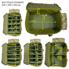 Велика сумка рюкзак військового медика DERBY MediCase-60L олива - зображення 8
