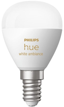 Inteligentna żarówka Philips Hue E14 CCT kulka 5.1 W (8719514491106)