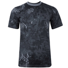 Футболка камуфляжная MIL-TEC T-Shirt Mandra Black S - изображение 4