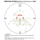 Оптичний приціл Vortex Strike Eagle 1-6x24 з сіткою AR-BDC3 і підсвічуванням (SE-1624-2) (05340) - зображення 4