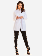 Піджак подовжений жіночий Awama A271 S Білий (5902360537064) - зображення 5