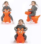 Skoczek dla dzieci Ludi Dinozaur pomarańczowy (3550833900239) - obraz 5