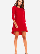 Sukienka trapezowa damska mini Awama A232 S Czerwona (5902360524187) - obraz 1