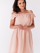 Плаття коротке літнє жіноче Infinite You M136 L Рожеве (5902360510432) - зображення 5
