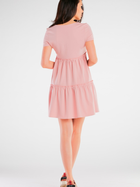 Sukienka krótka letnia damska Infinite You M244 XL Różowa (5902360558007) - obraz 2