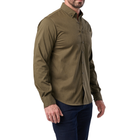 Рубашка тактическая 5.11 Tactical Alpha Flex Long Sleeve Shirt XL Ranger Green Dby - изображение 3