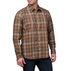 Рубашка тактическая 5.11 Tactical Igor Plaid Long Sleeve Shirt S Umber Brown Plaid - изображение 4