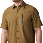 Сорочка тактична 5.11 Tactical Marksman Utility Short Sleeve Shirt M Field green - зображення 3