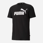 Футболка чоловіча PumaEss Logo Tee 586666-01 XL Чорна (4063697405813) - зображення 5