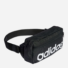 Спортивна сумка на пояс бананка Adidas Linear Bum Bag HT4739 Чорна (4066751833546) - зображення 3