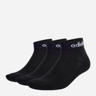 Набір жіночих шкарпеток 3 пари Adidas C Lin Ankle 3P IC1305 37-39 Чорних (4066746416396) - зображення 1