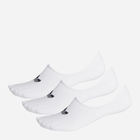 Komplet męskich szkarpetek 3 pary Adidas Low Cut Sock 3P FM0676 46-48 Biały (4062059566131) - obraz 1