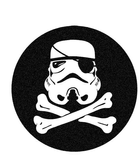 Шеврон патч " Звездные войны Штурмовик - голова " на липучке велкро - изображение 1