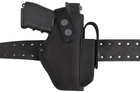 Кобура для G 17 Glock 17 Глок поясная с чехлом подсумком для магазина чёрная SV - изображение 3