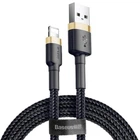 Кабель Baseus Cafule Lightning 2.4A (1m) (gold/black)
