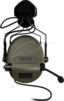 Активні навушники Sordin Supreme MIL CC з ARC Rail. Колір: зелений - зображення 5