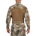 Рубашка тактическая под бронежилет 5.11 Tactical GEO7™ Rapid Half Zip Shirt XL Terrain - изображение 2
