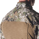 Рубашка тактическая под бронежилет 5.11 Tactical GEO7™ Rapid Half Zip Shirt XL Terrain - изображение 6
