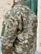 Военная тактическая форма Пиксель полевая уставная форма рип стоп ВСУ комплект одежда брюки и китель 50 - изображение 5