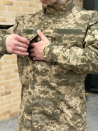 Військова тактична форма Піксель польова статутна форма ріп стоп ЗСУ комплект одяг штани та кітель 44 - зображення 2